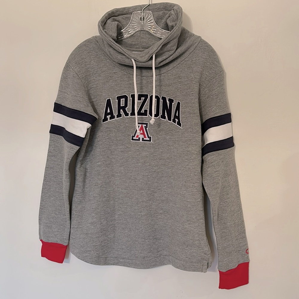 NWT Champion University of Arizona UOFA Funnel Neck Sweatshirt